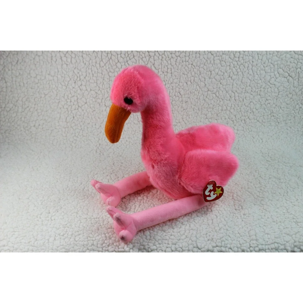 FLAMINGO‎ PINK TY Beanie Baby Buddy PINKY the Stuffed Toy Plush NWT PLUSH